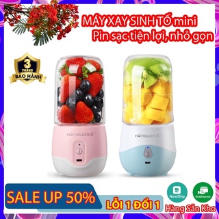 Máy say sinh tố mini , máy say sinh tố cầm tay đa năng sạc pin - Luxy Houseware