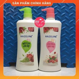 Sữa tắm Hazeline 670g ⚡ SIÊU SALE⚡ Sữa tắm Hazeline dưỡng ẩm sáng da rạng ngời thuần khiết
