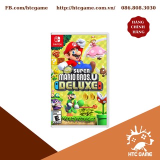 Đĩa game Super Mario Bros. U Deluxe dành cho máy Nintendo Switch