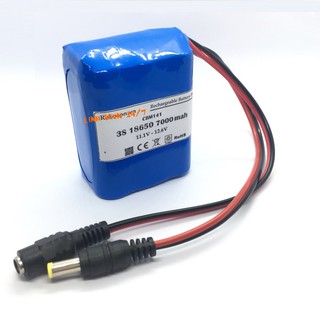 Pin Sạc Lithium 3S 2P 18650 12V 7000mah dung lượng cao