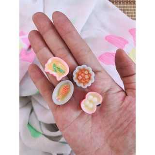 Mô hình tô súp chén canh đồ ăn trang trí nhà búp bê