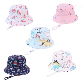 Mũ cho bé trai bé gái rộng vành size 50-54cm từ 1 đến 7 tuổi