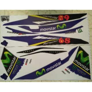 Tem xe exciter 135 cc xanh movistar