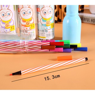 Hộp 12 Cây bút màu tiện lợi