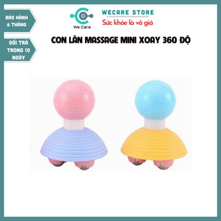 Con Lăn Massage Mini Đa Năng, Massage Đa Điểm Trên Cơ Thể, Massage Đầu, Cổ Vai Gáy, Chân, Tay