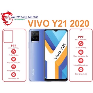 Vivo Y21 2021 miếng dán trong Ppf mặt sau và mặt trước chống va đập chống trầy xước