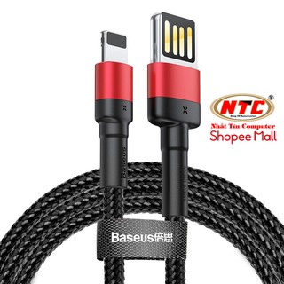 Cáp sạc và truyền dữ liệu cổng Baseus Cafule Special Edition cho ip/tablet táo dài 1M,2.4A-Hãng phân phối