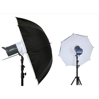 Combo dù phản bát giác và vải softbox