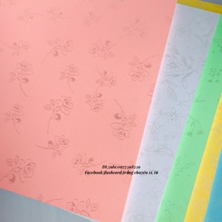 GIẤY BÌA thơm hanmade 10 tờ A4