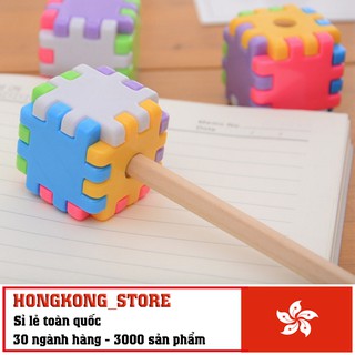 Gọt bút chì Khối Ghép Hình độc đáo - Gọt bút chì văn phòng phẩm tiện dụng cho bé