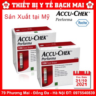 Que Thử Đường Accu-Chek Performa (Hộp 100 Que)