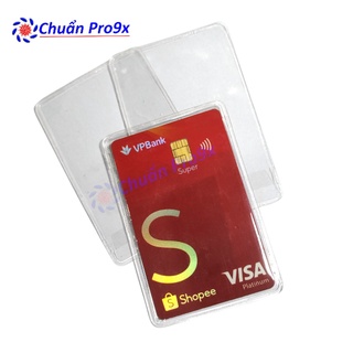 Vỏ bọc bảo quản thẻ cccd atm, thẻ sinh viên , thẻ tín dụng... ( có nắp )