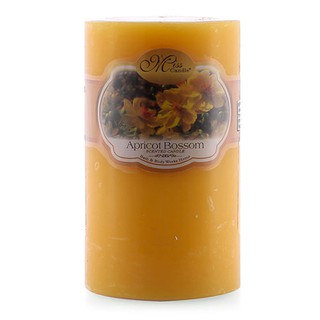 Nến thơm trụ tròn D6H10 Miss Candle MIC0833 6 x 10 cm (Vàng, hương hoa mai)