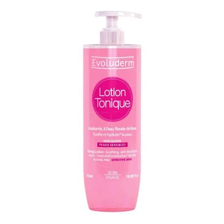 Nước hoa hồng Evoluderm Lotion Tonique dưỡng ẩm và làm sạch da dành cho da nhạy cảm 500ml