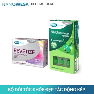 BỘ CHĂM SÓC TÓC SERUM NNO HAIR &amp; VIÊN UỐNG KÍCH THÍCH VÀ NGĂN RỤNG TÓC REVETIZE