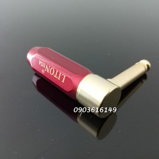 Đầu hàn Jack 6ly | 6.5mm Liton cong đỏ ( 1 cái )