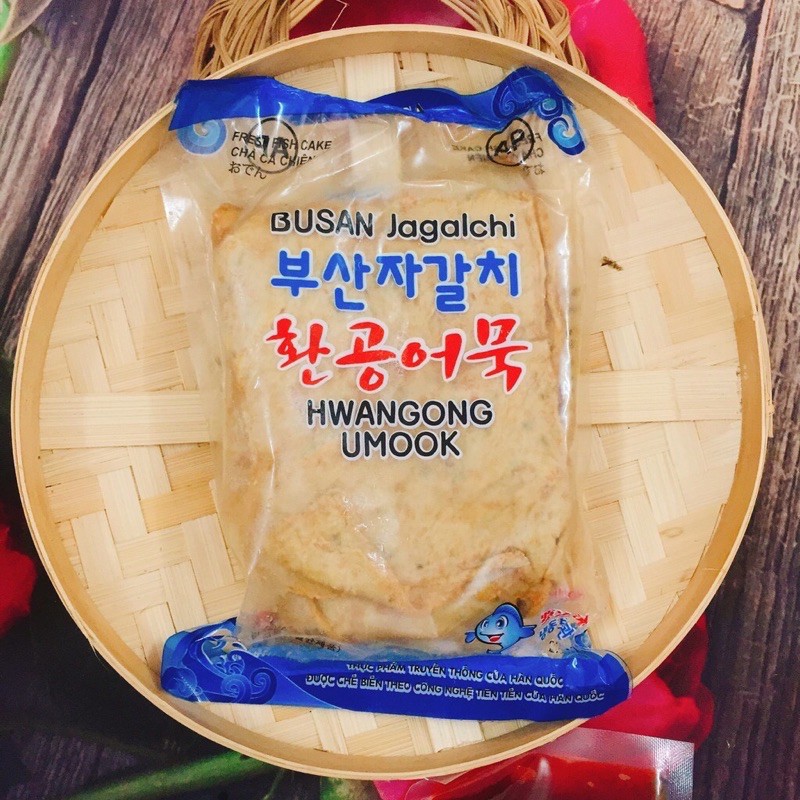 CHẢ CÁ HÀN QUỐC 450G (NGUYÊN LIỆU MÓN TOKPOKKI)