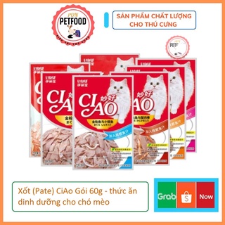 Xốt (Pate) CiAo Gói 60g - thức ăn dinh dưỡng cho chó mèo