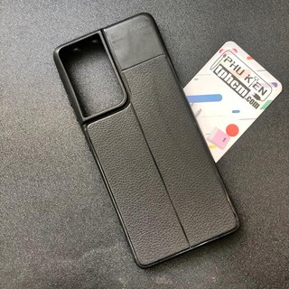 Ốp lưng Samsung S21 Ultra dẻo giả Da Cao cấp