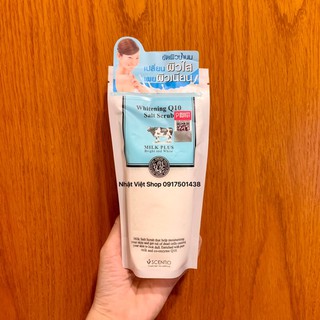 Muối tẩy tế bào chết sáng mịn và trẻ hóa làn da Scentio Milk Plus 300g