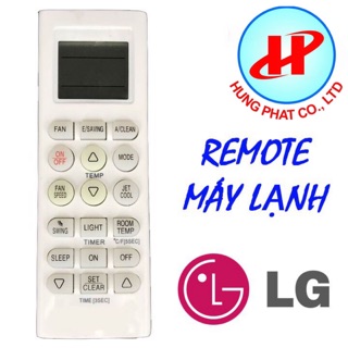 REMOTE MÁY LẠNH LG INVERTER