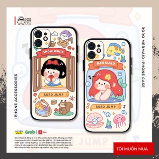 Ốp lưng iPhone Roro Snow White chống sốc cho iPhone 6/6pl/6s/6spl/7/7pl/8/8pl/x/xs/11/12/13/pro/max - Chinchincase