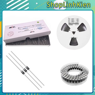 Bộ 10 Diode 1N4007 1A 1000V/ Di ốt chỉnh lưu 1A 1N4007/ Diode M7 1N4007