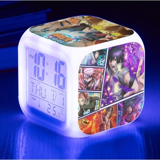 Đồng hồ LED báo thức Naruto (tặng kèm pin)