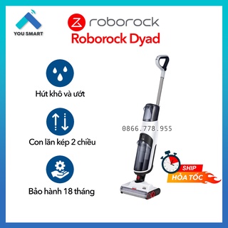 [Hoả Tốc HN + Full VAT] Máy Hút Bụi Lau Sàn Khô Và Ướt Cao Cấp 13000PA Roborock Dyad - Hàng Chính Hãng