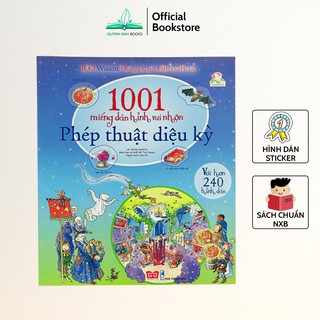 Sách - 1001 miếng dán hình vui nhộn với hơn 240 hình dán - NPH Đinh Tị