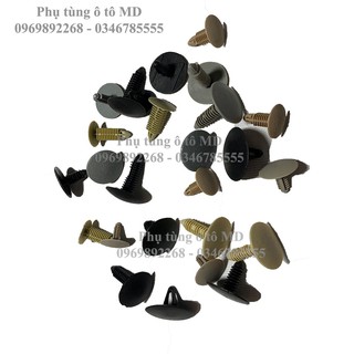 Bộ 100 vít nhựa bắt trần , vách xe ô tô chất lượng tốt , đa dạng kiểu dáng , kích cỡ , phù hợp cho nhiều dòng xe.