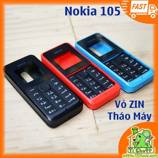 [Model sạc chân kim] Vỏ phím NOKIA 105 1 sim 2013 ZIN Nguyên Tem Bạc + RON