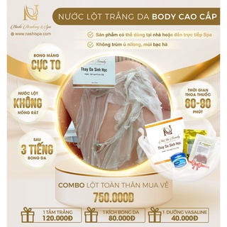 Thay Da Sinh Học-Nước Lột Lạnh Cao Cấp NASHI ❤️ Tặng kèm tắm trắng + kích bong ❤️ ( TOÀN THÂN)