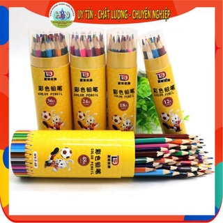 Bộ bút chì màu vẽ graffiti cho học sinh 12/18/24/36/48 màu giá cực rẻ cực xịn