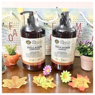 Bộ Dầu Gội Xả Mefaso Collagen Italya 850ml