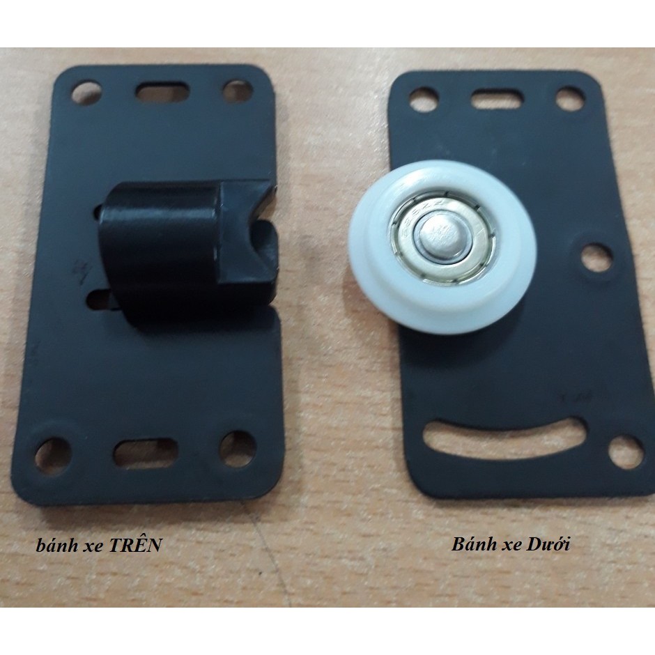 BÁNH XE CỬA LÙA CHO RAY LÙA UI - Bánh xe tủ áo