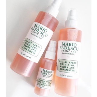 Xịt khoáng Mario Badescu Facial Spray With Aloe, Herbs &amp; Rosewater 59ml - 29ml - 118ml