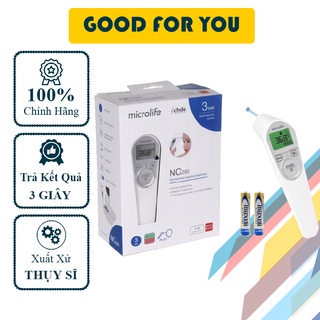 Nhiệt Kế Hồng Ngoại Đo Trán Đo Sữa Đo Môi Trường Cao Cấp Microlife NC200 - Good For You