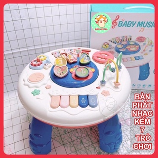 Bàn Nhạc đa năng kèm 7 trò chơi phát triển tư duy dành cho bé từ 6 tháng-3 tuổi