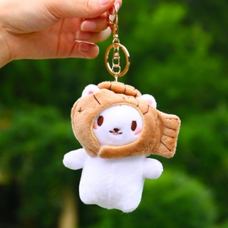 Móc khóa Mèo đầu cá treo balo, túi xách