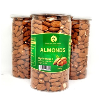 Hạnh Nhân Tách Vỏ Hàng Mỹ nguyên vị- Hộp 500g loại đặc biệt