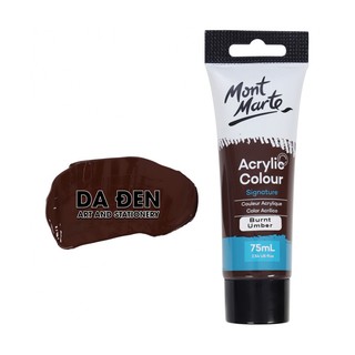 [DA ĐEN] Màu Mont Marte Acrylic Colour 75ml (2.54oz) - Burnt Umber