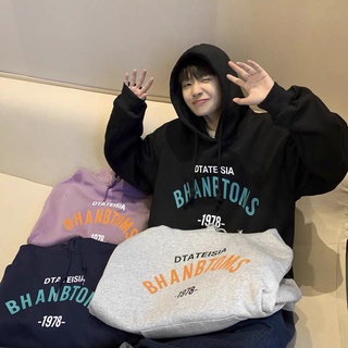 Áo Hoodie Nam Nữ HD13 SuzaSport BHANBTOMS Vải nỉ Form Rộng Không Xù Lông Unisex