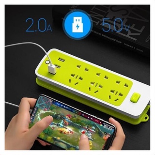 Ổ CẮM ĐIỆN ĐA NĂNG CHỐNG GIẬT CÓ 3 CỔNG USB VÀ 9 Ổ CẮM