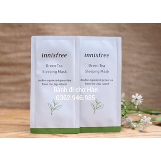 Sample mặt nạ ngủ Innisfree Green Tea Sleeping Mask 4ml