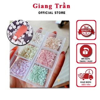 Hoa sứ mix 6 màu - Phụ kiện nail siêu đẹp 2021