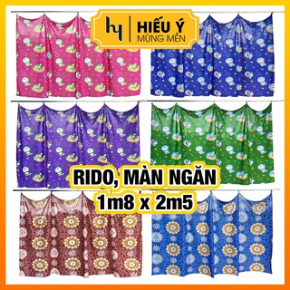 [1m8x2m5] Màn ngăn, màn che, rido ngăn phòng, rèm che nắng thun lạnh, móc sắt - Mùng mền Hiếu Ý