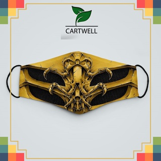 khẩu trang vải 2 lớp  GAMER_1458 CARTWELL chất liệu vải dày 2 lớp chống nắng, phòng dịch bệnh, lọc ô nhiễm