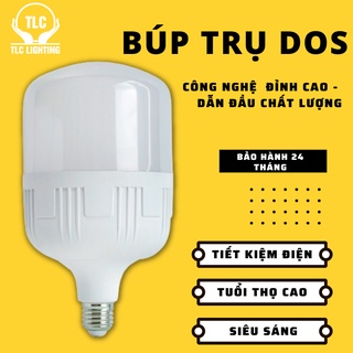 Đèn LED Búp Trụ DOS 15W, 20W, 30W, 40W, 50W Tiết Kiệm Điện Năng, Tuổi Thọ Cao - Bảo Hành 24 Tháng