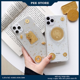 Ốp Lưng iPhone Mèo Thần Tài Rinh Tài Lộc - PEE STORE